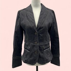 Point Zero Black Denim Jacket